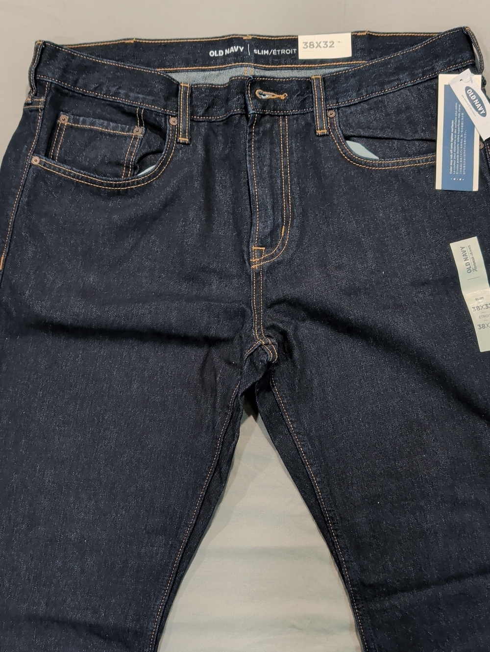 Old Navy Slim Indigo Denim Jeans - Size 38x32 NWT